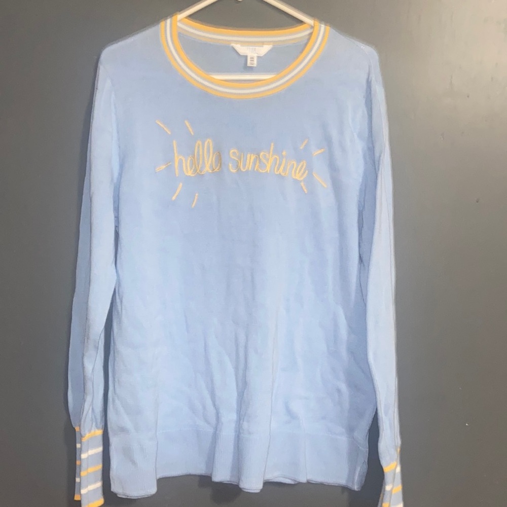 Women Time and Tru light sweater blouse size xxl